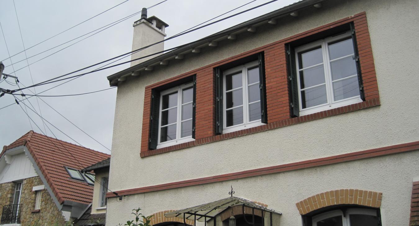 Ravalement de façade à Houilles